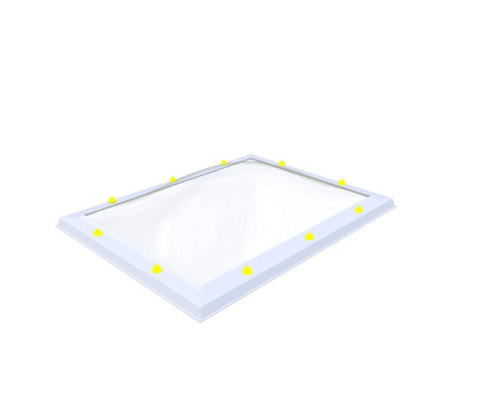 Skylux-Skylight 80x110 cm-Double-walled (2.90 W/m²K)-Acrylic (10 times more impact-resistant than glass)-Clear * just like glass-6