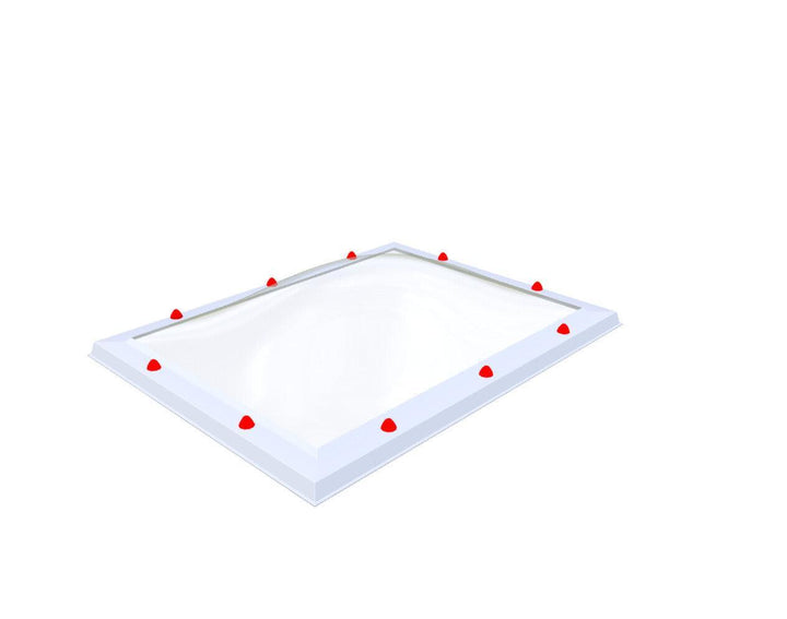 Skylux-Skylight 80x110 cm-Triple-walled (1.70 W/m²K) Heated space? Choose this version or higher!-Polycarbonate (250 times more impact-resistant than glass)-Clear * just like glass-13