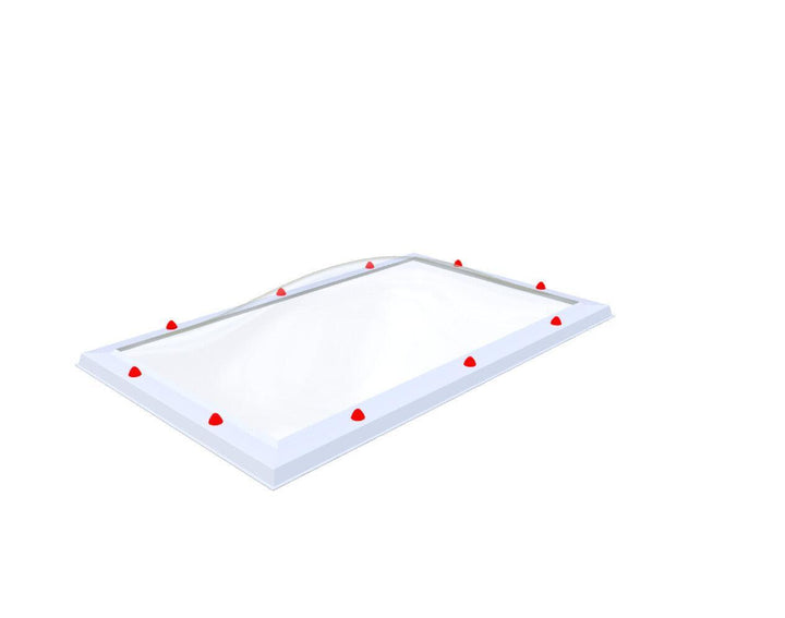 Skylux-Skylight 80x140 cm-Triple-walled (1.70 W/m²K) Heated space? Choose this version or higher!-Polycarbonate (250 times more impact-resistant than glass)-Clear * just like glass-13