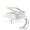 Skylux-Stairwell Smoke Ventilation with Polyester Curb 30/20-80 x 130 cm-Standard (No Roof Access) – Choose a Skylight-Select your preferred skylight below-1