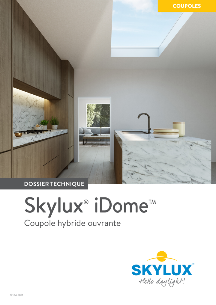 Skylux-Technical File iDome-With new Curb-Openable-French-14