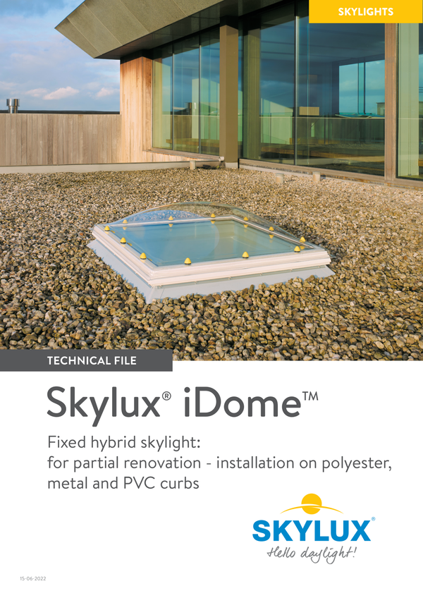 Skylux-Technical File iDome-With retention of old Curb-Fixed-English-1
