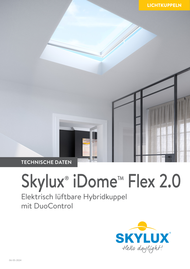 Skylux-Technical File iDome-With retention of old Curb-Openable-German-7