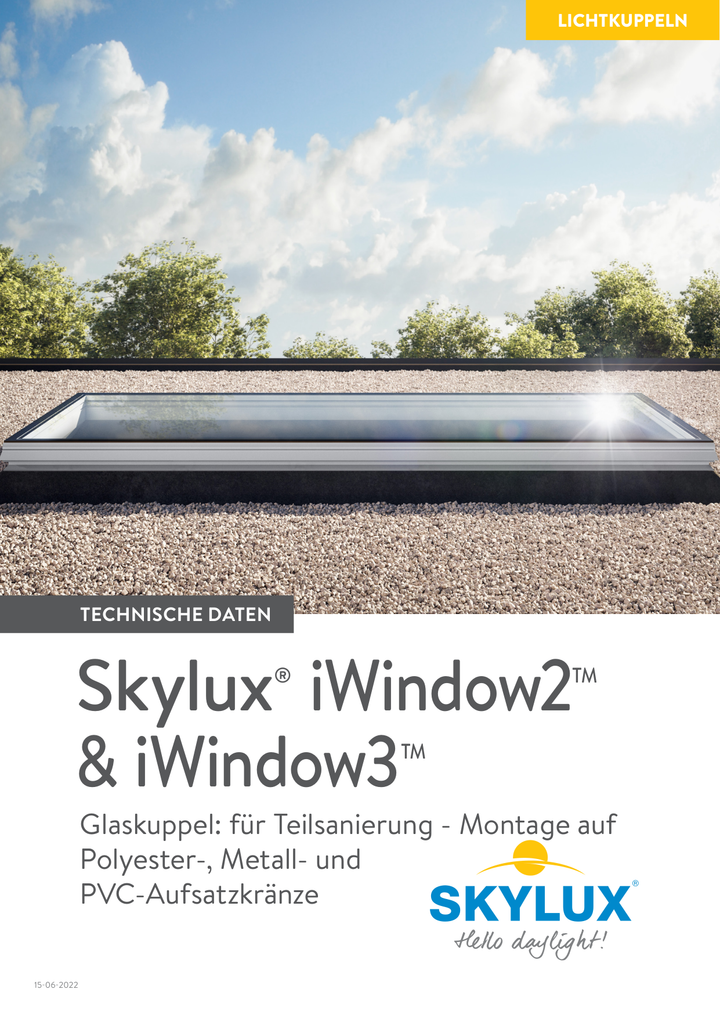Skylux-Technical File iWindow-With retention of old Curb-Fixed-German-10
