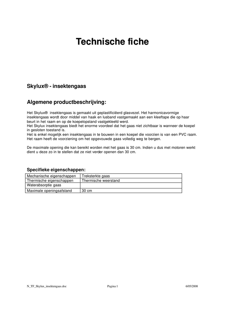 Skylux-Technical File - Screens & Accessoires-Insect screen skylights-English-6