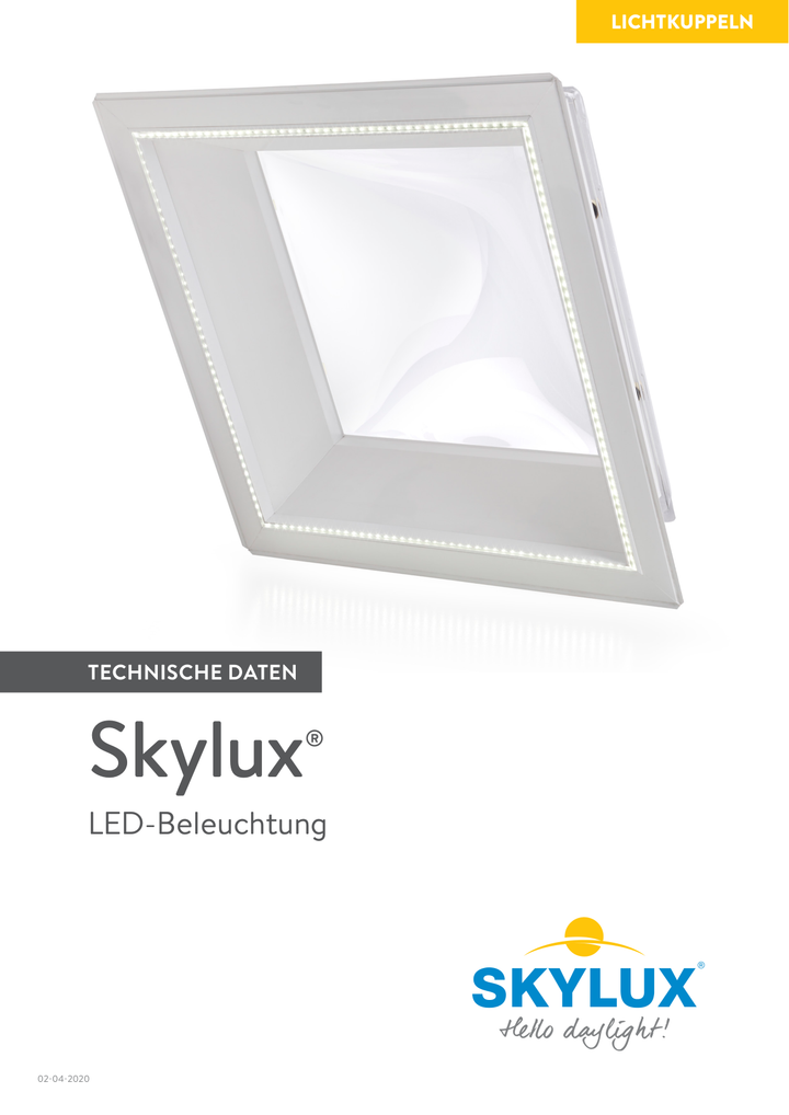 Skylux-Technical File - Screens & Accessoires-LED lighting-German-9