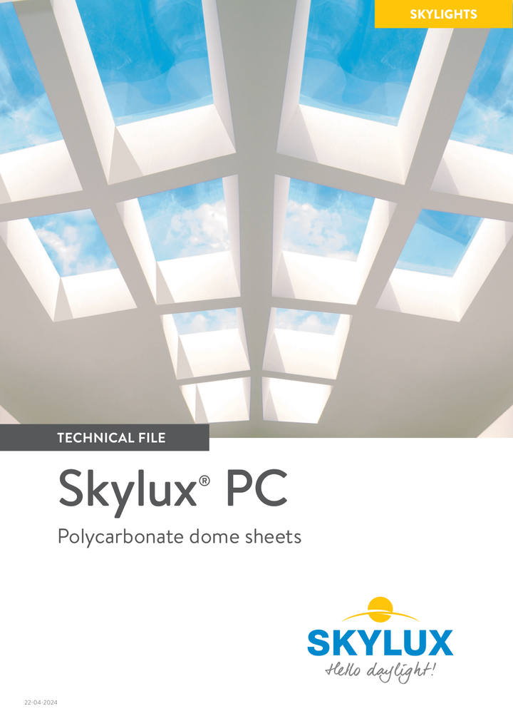 Skylux-Technical File Skylights-Polycarbonate PC-English-16