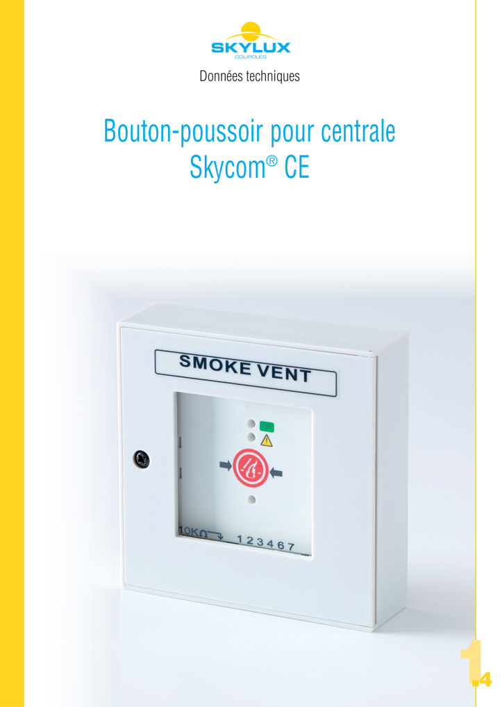 Skylux-Technical File Switches, Buttons & Detectors-Fire push button-French-22