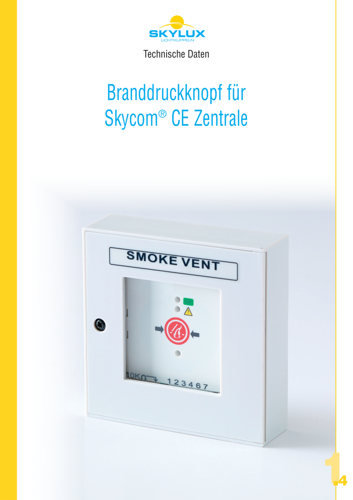 Skylux-Technical File Switches, Buttons & Detectors-Fire push button-German-23
