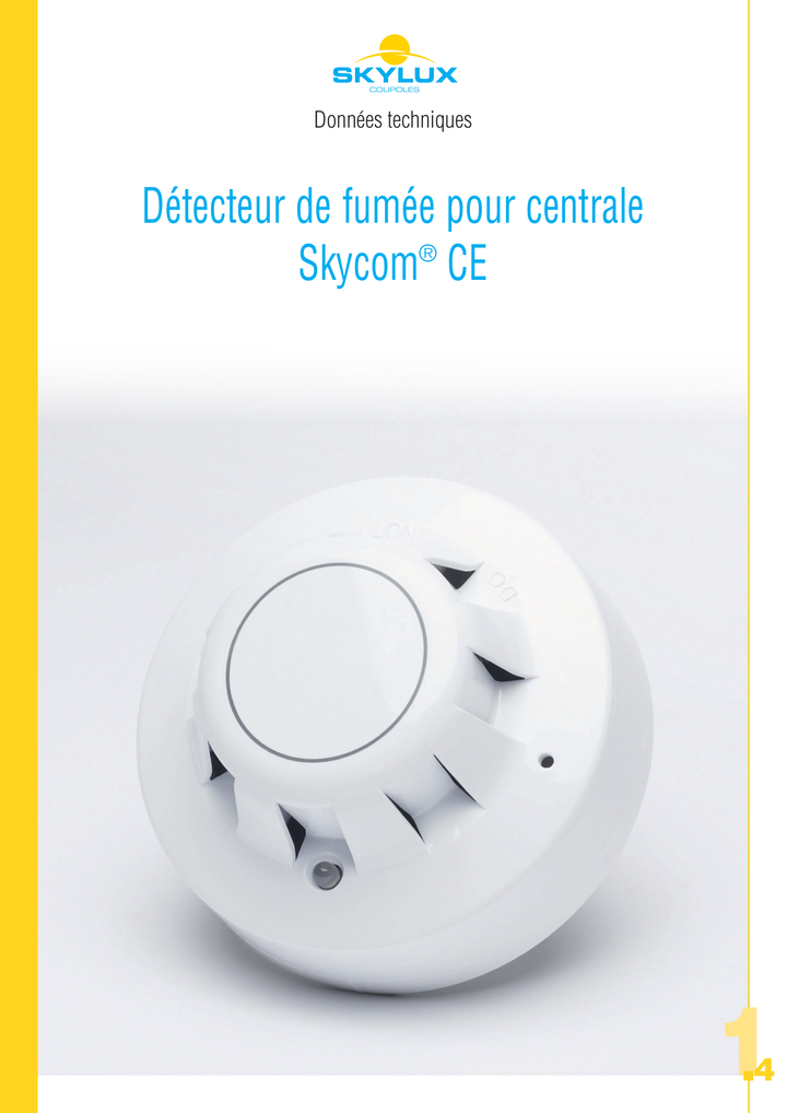 Skylux-Technical File Switches, Buttons & Detectors-Smoke detector-French-16