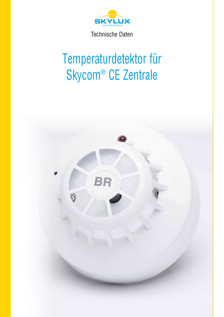 Skylux-Technical File Switches, Buttons & Detectors-Temperature detector-German-13