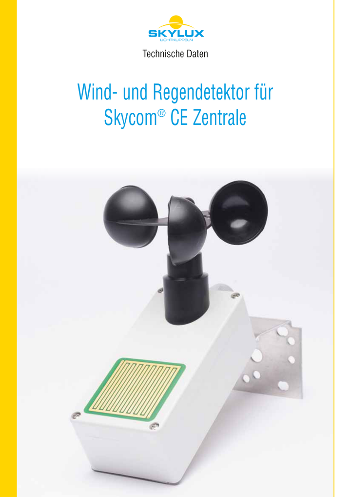 Skylux-Technical File Switches, Buttons & Detectors-Wind and rain detector-German-8